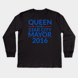 Queen For Star City Mayor 2016 Kids Long Sleeve T-Shirt